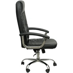 Кресло офисное King Style ATL-1 Asante PU Chrome (экокожа, черный)