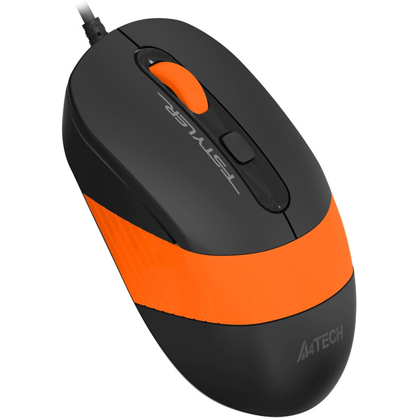 Мышь A4Tech Fstyler FM10S (оранжевый/черный)