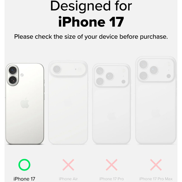 Чехол Ringke FUSION X MAGNETIC для iPhone 17 BLACK