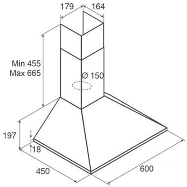 Вытяжка JET AIR GAIA WH/A/60