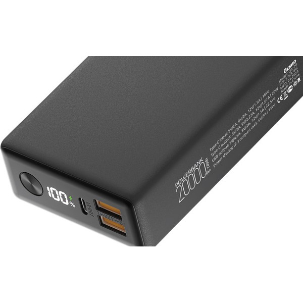 Внешний аккумулятор Olmio QX-20 20000mAh (графит)