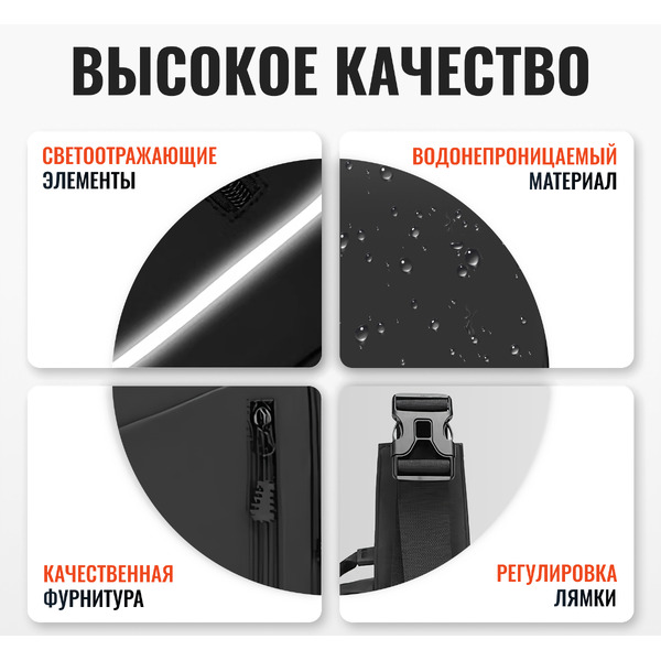 Рюкзак DoubleW CX-C22# (черный)