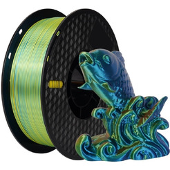 Пластик Kingroon PLA Tri Color Silk 1.75мм NSC019 (1кг, Red/Yellow/Blue)