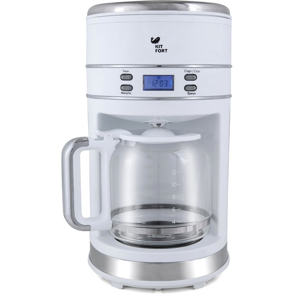 Кофеварка KITFORT KT-704-1 белая