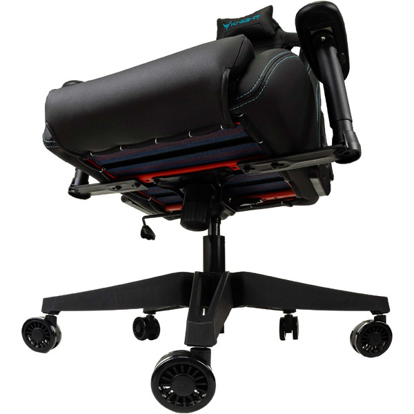 Кресло игровое Бюрократ Knight Outrid Smile экокожа, черный