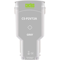 Картридж струйный Cactus CS-F9J80A 727 XXL (серый)