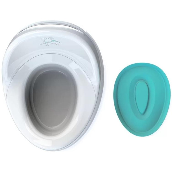 Детский горшок Kidwick Гранд KW050102 (белый/бирюзовый)