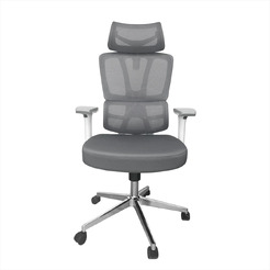 Кресло офисное SITUP PALMA WHITE chrome (сетка Grey/ Grey)