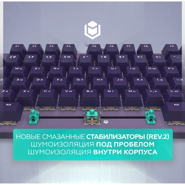 Клавиатура IO by Red Square Typex v2 g3ms Sapphire io215 (фиолетовый)