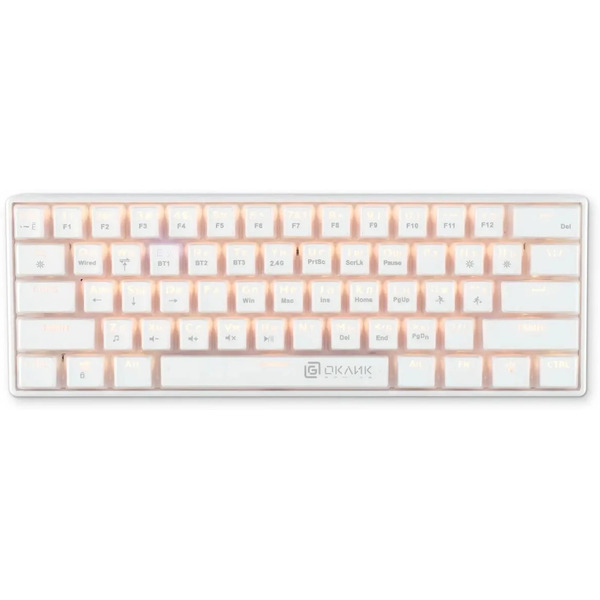 Клавиатура Oklick K763W (белый)