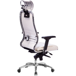 Кресло офисное МЕТТА Samurai S-1.04 белый лебедь