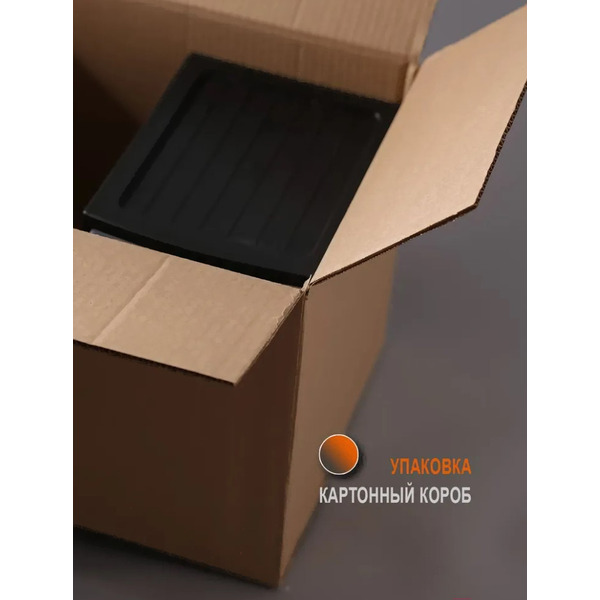 Органайзер для хранения Эльфпласт Mini Box ЕР596 (черный/прозрачный)