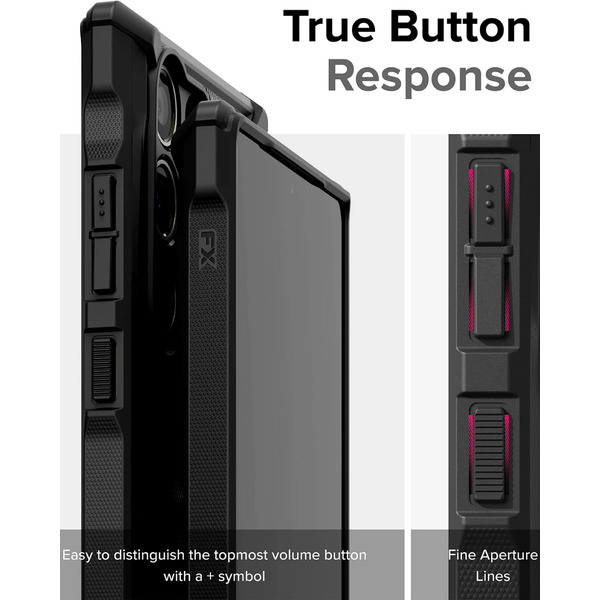 Чехол Ringke FUSION X для Galaxy S24 Ultra CAMO BLACK