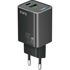 Сетевое зарядное EOFE E406 (черный)