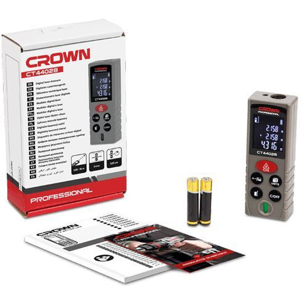 Лазерный дальномер Crown СТ44028