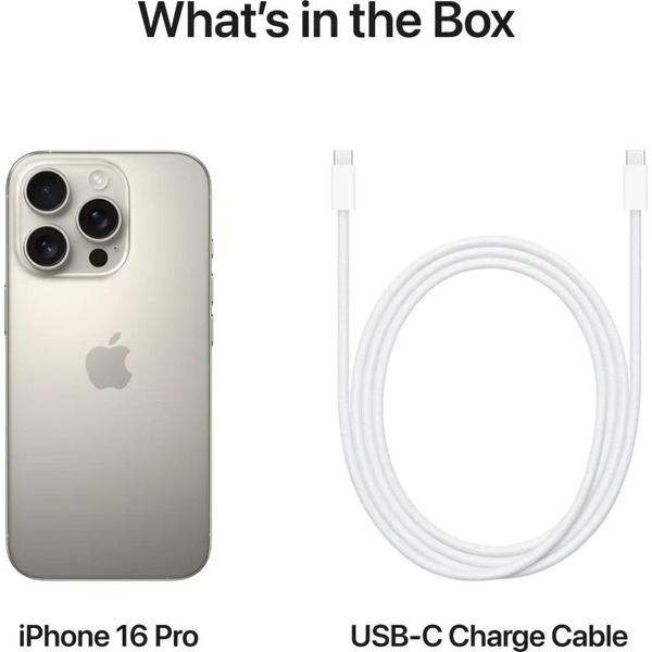 Смартфон Apple iPhone 16 Pro 128GB Natural Titanium (MYLR3CH/A)