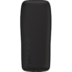Кнопочный телефон Maxvi C45 + ЗУ WC-112 (черный)