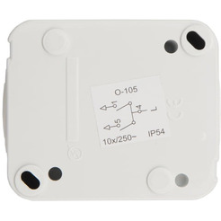 Выключатель двухклавишный KRANZ Mini OG KR-78-0602