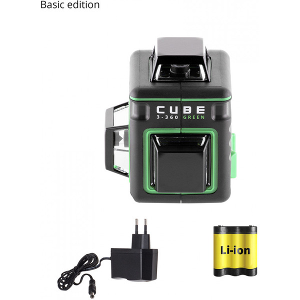 Лазерный нивелир ADA Instruments Cube 3-360 Green Basic Edition (A00560)