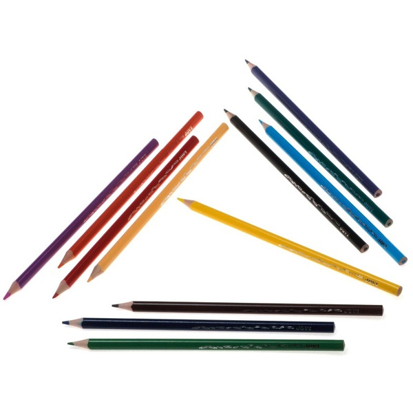 Карандаши JOVI (12 цветов треугольные)