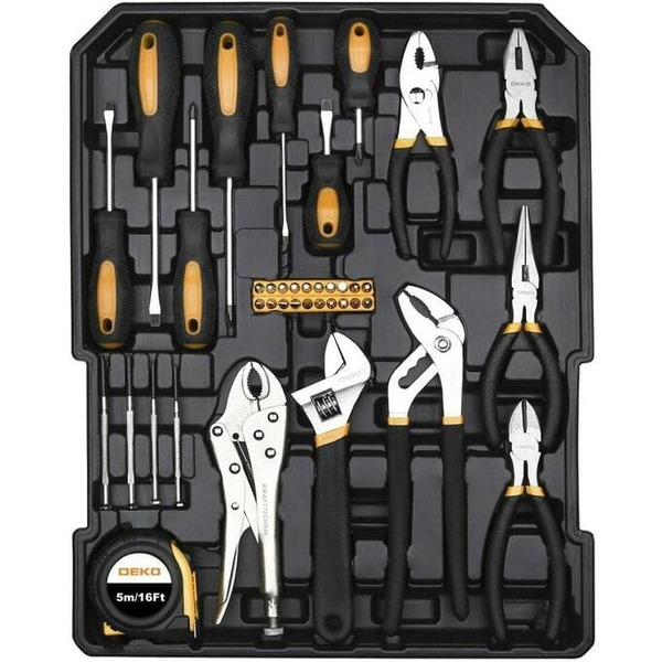 Набор инструмента и оснастки Deko DKMT187 (065-0216), 187 предметов