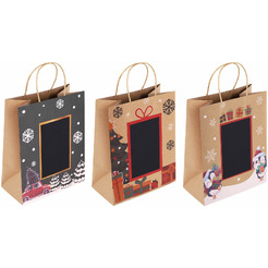 Пакет подарочный Золотая сказка NY Kraft 591967 (21×14×26 см)