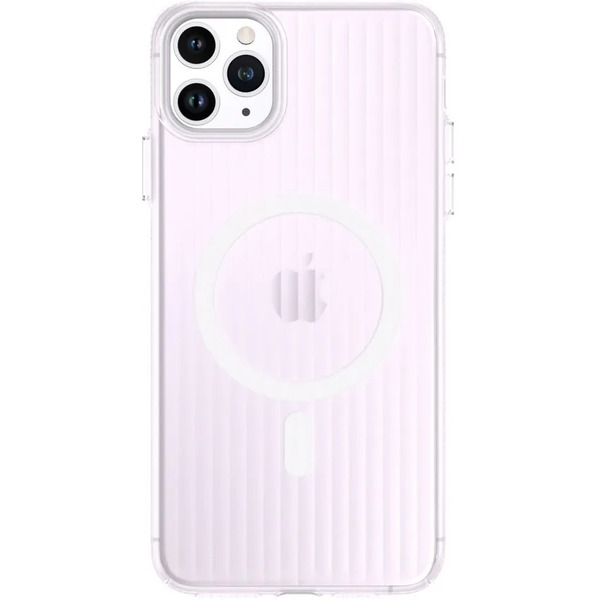 Задняя накладка CASE Translucent Strip Apple iPhone 11 Pro Max (белый)