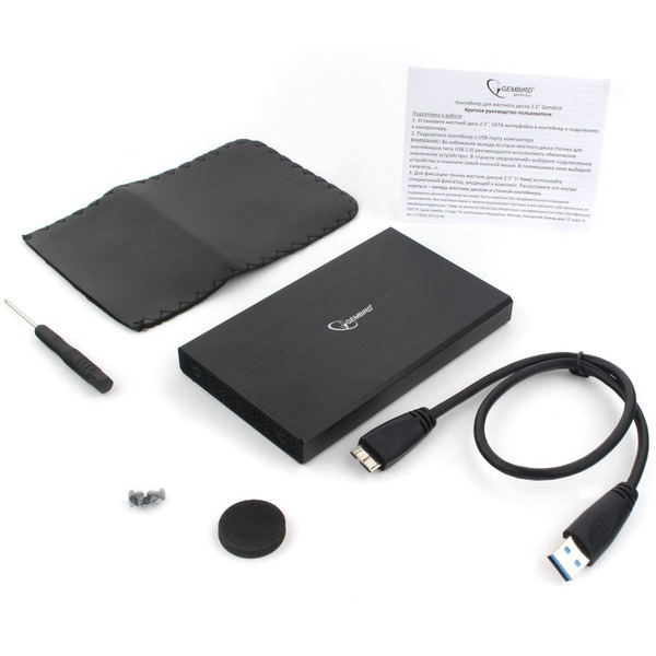 Внешний корпус 2.5" Gembird EE2-U3S-55 (черный)