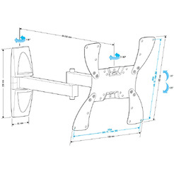 Кронштейн HOLDER LCDS-5046 White
