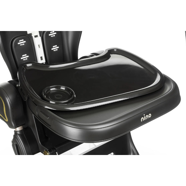 Стульчик для кормления NINO Banny (черный)