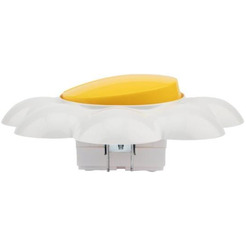 Выключатель двухклавишный KRANZ HAPPY Ромашка KR-78-0621