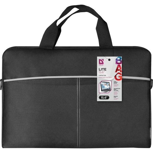 Сумка Defender Lite 15.6" 26086 (черный/серый)
