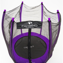 Батут Calviano 140 см - 4.5ft OUTSIDE master purple