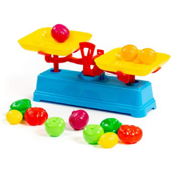 Весы игрушечные Полесье  с набором продуктов 53787