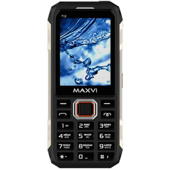 Мобильный телефон Maxvi T12 +ЗУ WC-111 (черный)