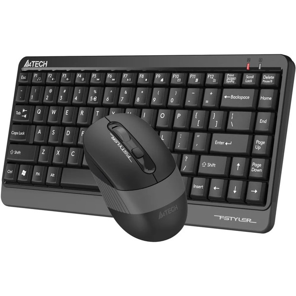 Клавиатура + мышь A4Tech Fstyler FG1110 (черный/серый)