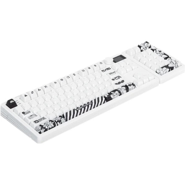 Клавиатура Дарк Проджект KD87A+Numpad (белый)