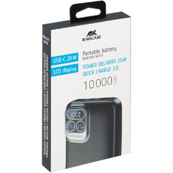 Внешний аккумулятор RIVACASE VA2511 (10 000mAh) Black