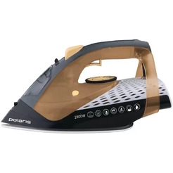Утюг POLARIS PIR 2860AK 3m (черный/оранжевый)