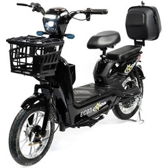 Электровелосипед NOVA EC-03 черный (без цепи)
