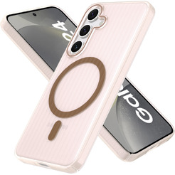 Задняя накладка CASE Translucent Strip Samsung Galaxy S24, золотой