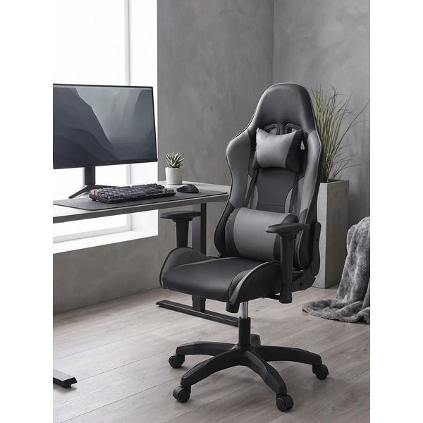 Игровое кресло byroom RG FLEX leather grey BRGL025/G