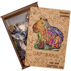 Сувенирный пазл MASTER WOOD Капибара SWPK