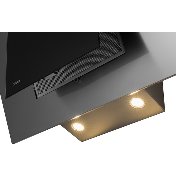 Вытяжка Akpo Nero Eco 60 WK-4 (серый, черное стекло)