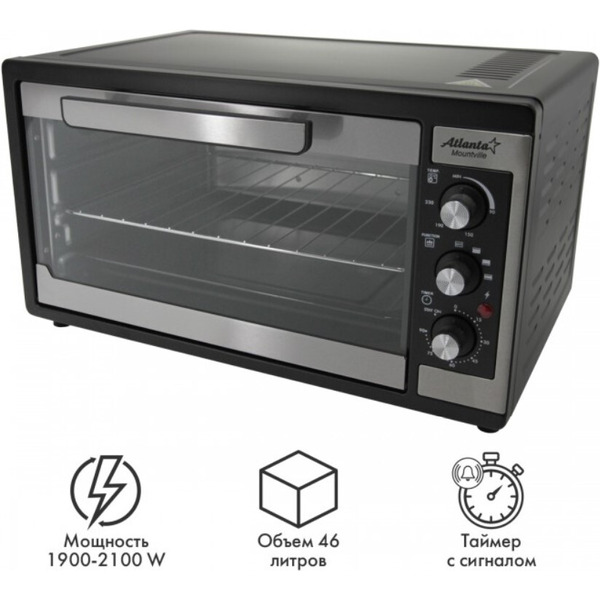 Электропечь Atlanta ATH-1406 (black)