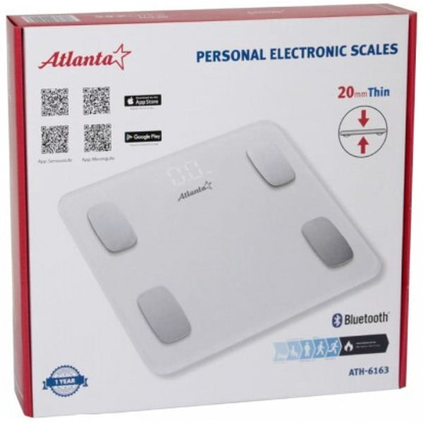 Напольные весы Atlanta ATH-6163 (белый)