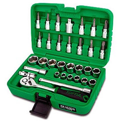 Набор торцевых головок и бит Toptul GCAI3902