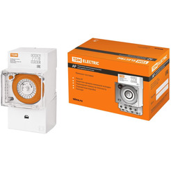 Аналоговое суточное реле TDM Electric SQ1503-0006 (3 модуля)