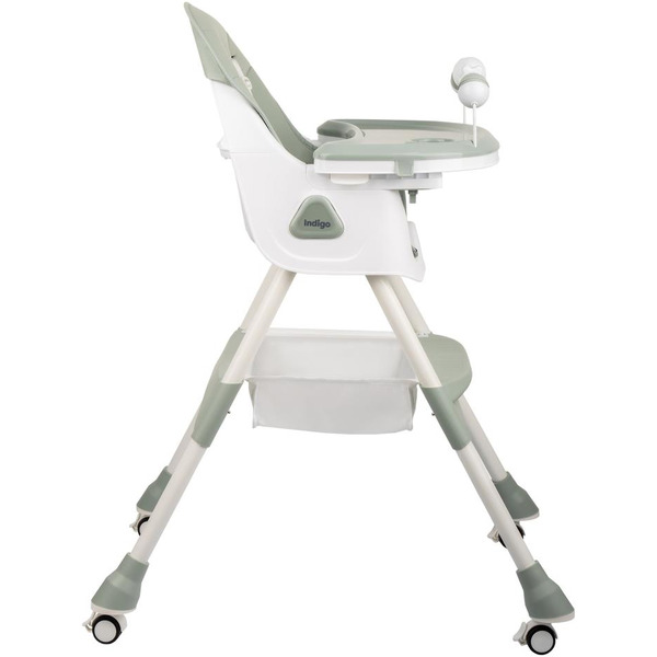 Стульчик для кормления INDIGO Corn (зеленый/серый)
