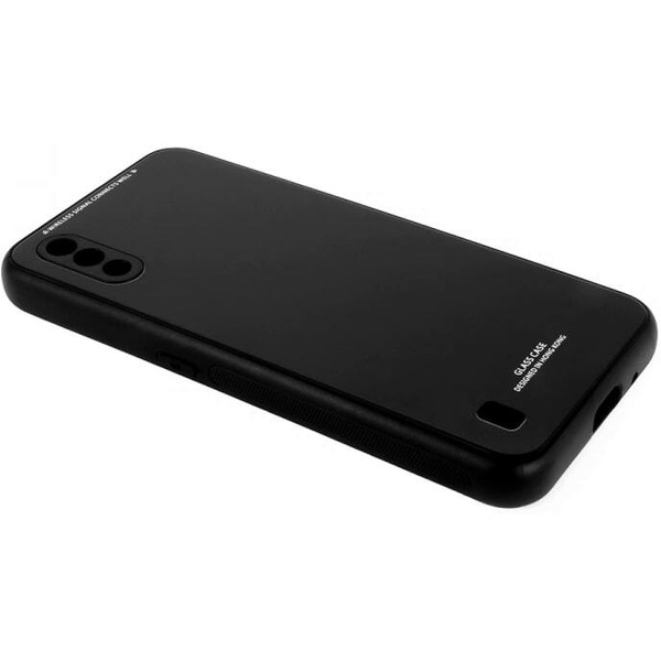 Накладка CASE Glassy Samsung Galaxy M01 (черный)